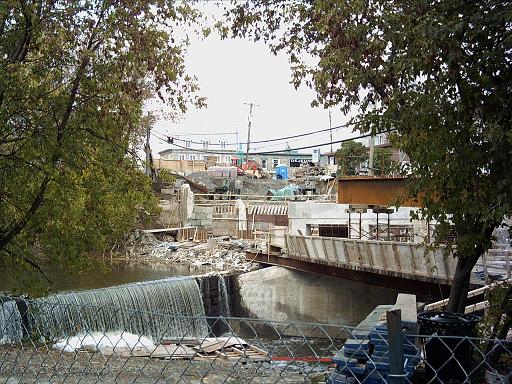 Chantier du pont de Saint-Lin