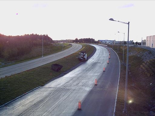 Le boulevard des Allumetières ouest, vu du viaduc Saint-Raymond