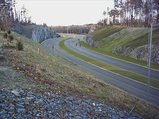 Le boulevard Saint-Laurent ouest, vu de la promenade de la Gatineau