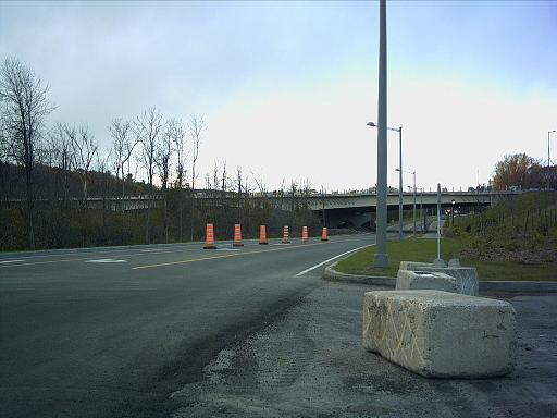 Le pont de la promenade des fées, vu de la promenade elle-même