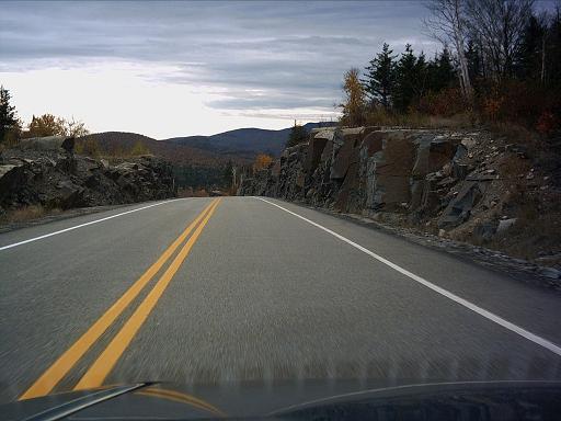 Un passage dans le roc